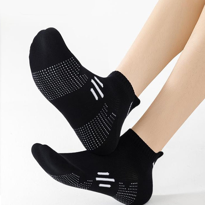 3 Pairs Pure Cotton Athletic Sports Ankle Wear Resistance Running Socks Test Sample