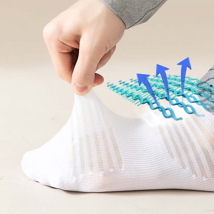 3 Pairs Reflective Night Breathable Wear-resistant High Elastic Cycling Socks Test Sample