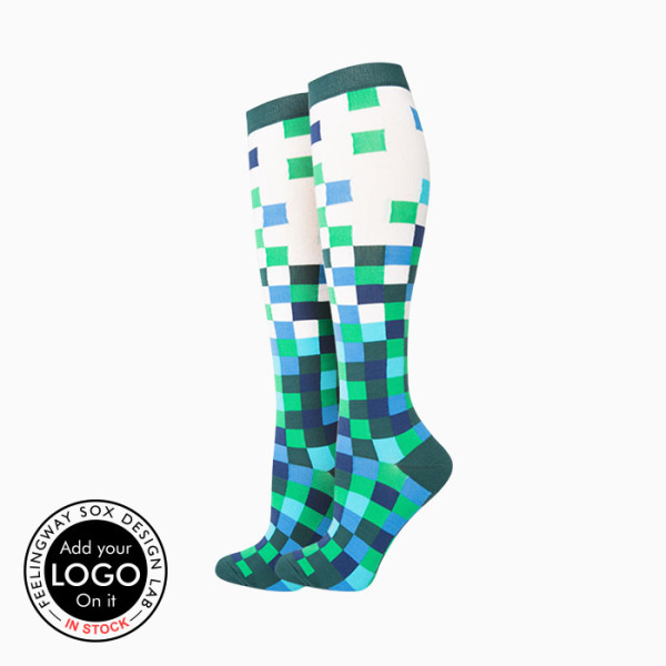 3 Pairs Checkerboard Pattern Compression Sports Anti-slip Pilates Socks Test Sample