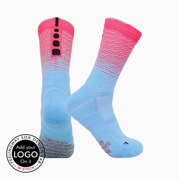 3 Pairs Gradient Sports Elite Athletic Mesh Breathable Basketball Socks Test Sample