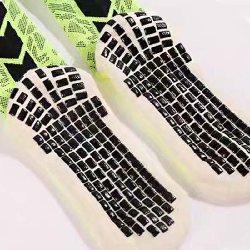 3 Pairs Absorbent Breathable Anti-slip Sports Grip Soccer Socks Test Sample