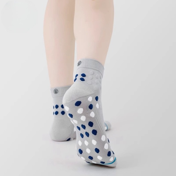 3 Pairs Anti-slip Massage Bottom Hoop Elastic Sports Running Socks Test Sample