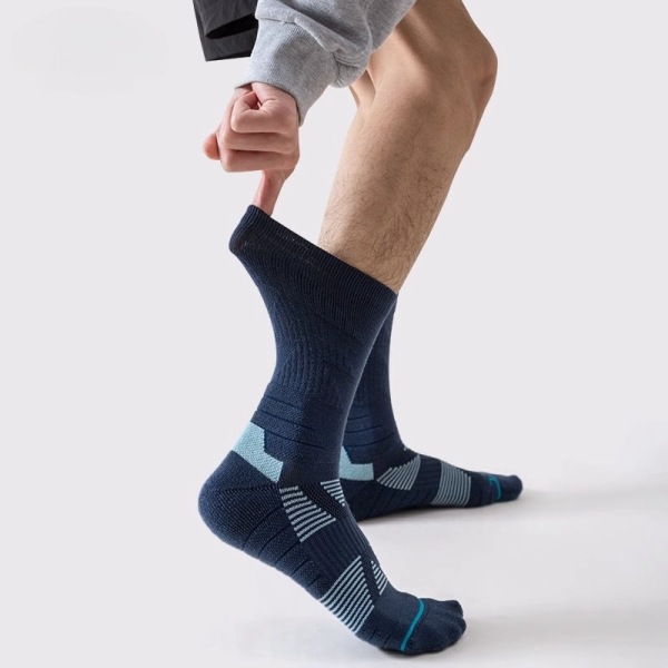 3 Pairs Training Shock Absorption Non-slip Wool Basketball Socks Test Sample