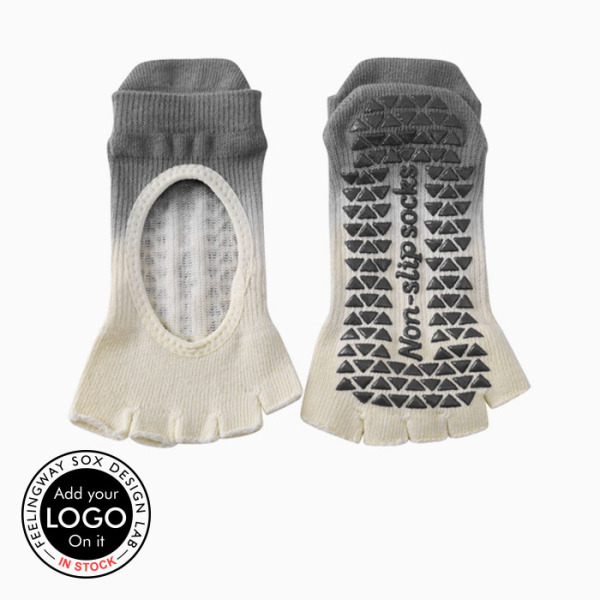 3 Pairs Open Toe Sweat Absorption Instep Anti-slip Grip Yoga Socks Test Sample