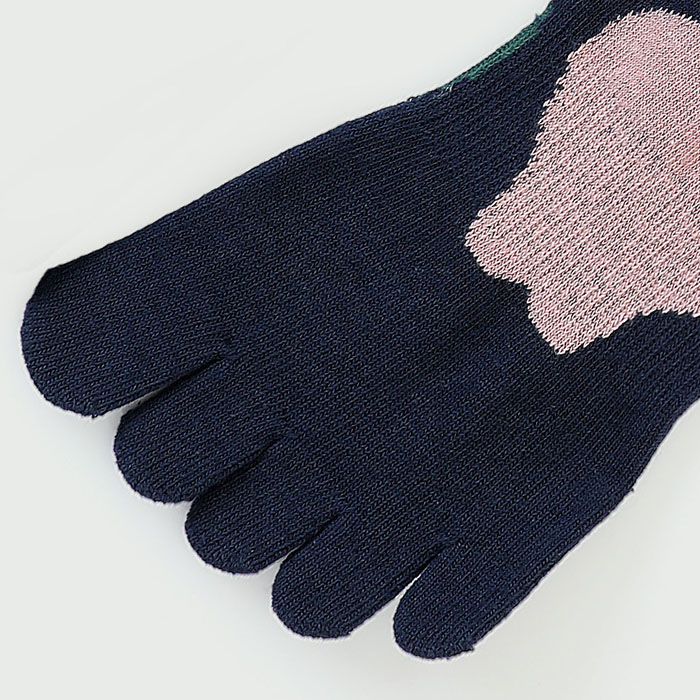 3 Pairs Five Fingers Non-slip Grip Compression Long Pilates Socks Test Sample