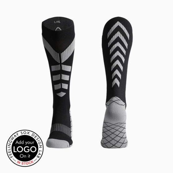 3 Pairs Comfort Towel Bottom High Elastic Sports Long Compression Socks Test Sample
