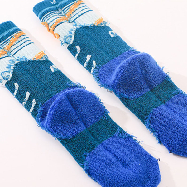 3 Pairs Thickened Loop Merino Wool Non-slip Warm Long Ski Socks Test Sample