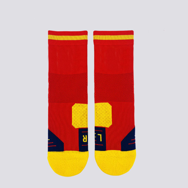 3 Pairs Premium Anti-slip Elastic Sports Grip Basketball Socks Test Sample