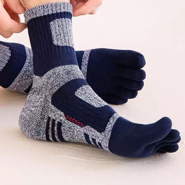 3 Pairs Functional Five Toe Outdoor Marathon Sports Running Socks Test Sample