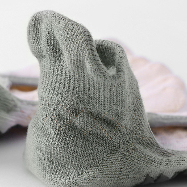 3 Pairs Sports Ankle Instep Anti-slip Grip Five-finger Yoga Socks Test Sample