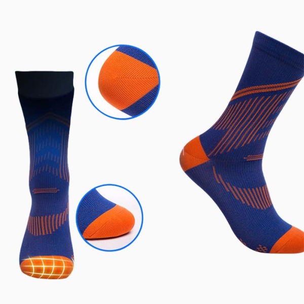 3 Pairs Non-Slip Compression Training Competition Cycling Socks Test Sample