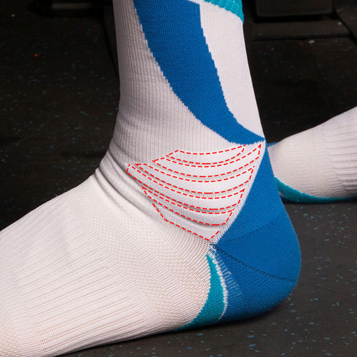 3 Pairs High Elastic Outdoor Sports Climbing Compression Socks Test Sample