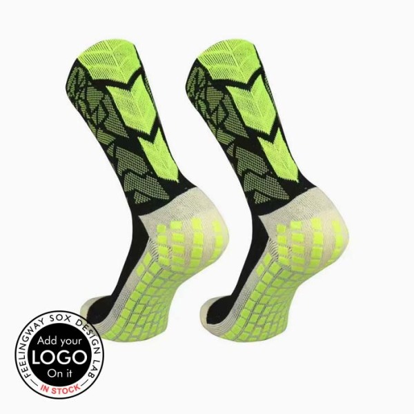 3 Pairs Absorbent Breathable Anti-slip Sports Grip Soccer Socks Test Sample
