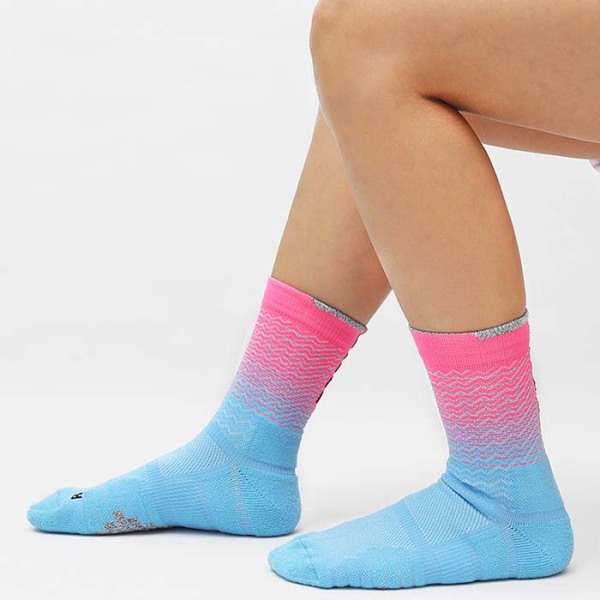 3 Pairs Gradient Sports Elite Athletic Mesh Breathable Basketball Socks Test Sample
