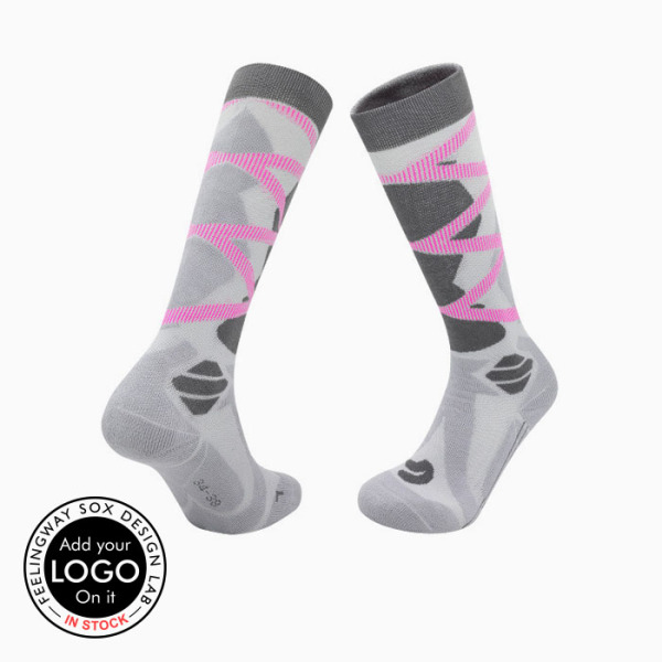 3 Pairs High Elastic Shock Absorption Long Outdoor Sports Warm Thick Ski Socks Test Sample