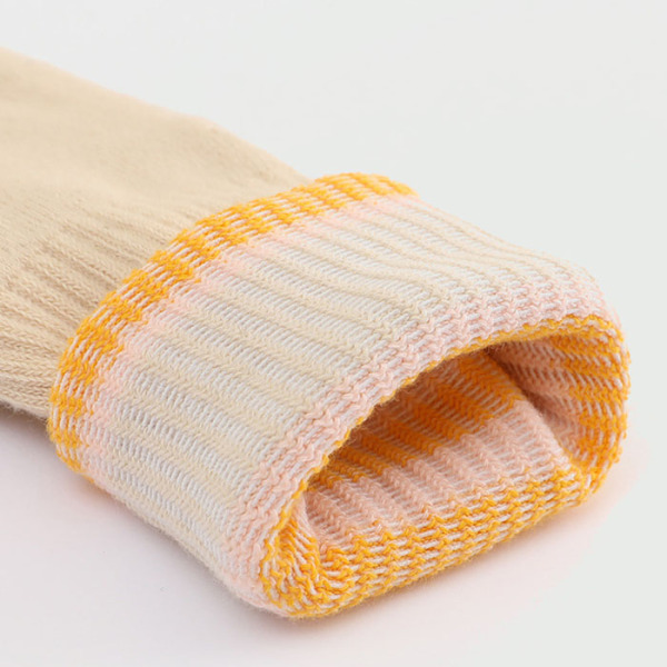 3 Pairs Thick Shock Absorption Warm Sports Anti-slip Grip Pilates Socks Test Sample