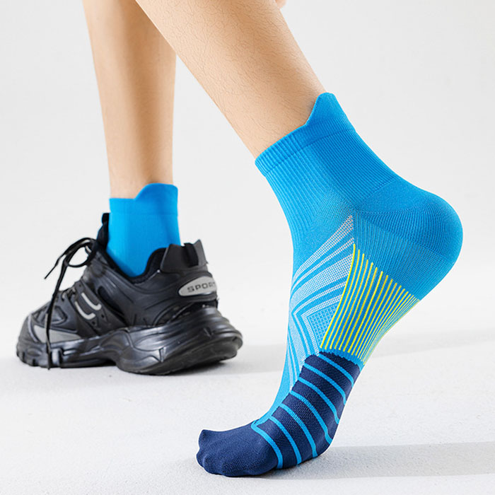 3 Pairs Quick Dry Breathable Mesh Athletic Sports Training Running Socks Test Sample