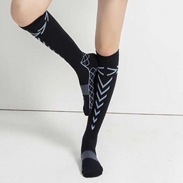 3 Pairs Comfort Towel Bottom High Elastic Sports Long Compression Socks Test Sample