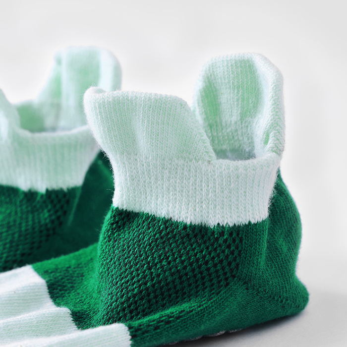 3 Pairs Athletic Mesh Breathable Anti-slip Grip Slipper Yoga Socks Test Sample