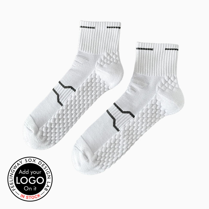 3 Pairs Professional Anti-slip Sweat Absorption Elastic Sports Running Socks Test Sample