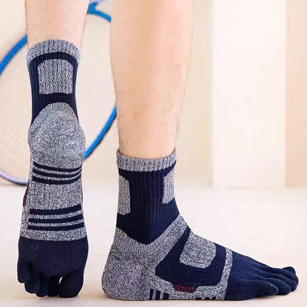 3 Pairs Functional Five Toe Outdoor Marathon Sports Running Socks Test Sample