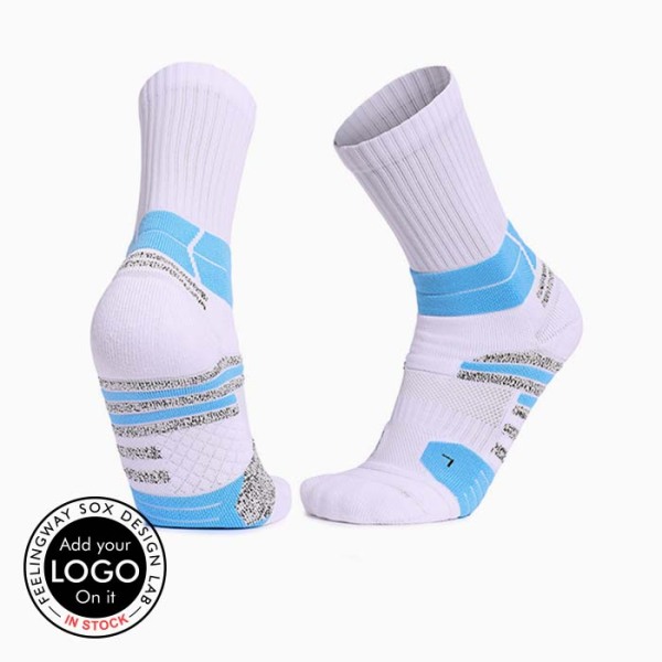 3 Pairs Lycra Anti-slip Antibacterial Breathable Sports Basketball Socks Test Sample