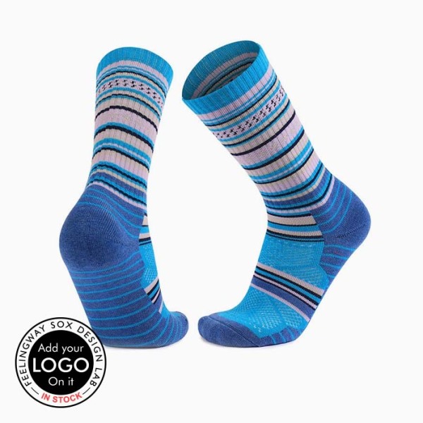 3 Pairs Shock Absorption Vintage Design Merino Wool Basketball Socks Test Sample