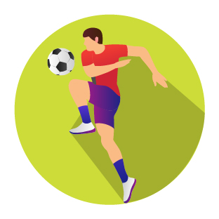Grip soccer socks