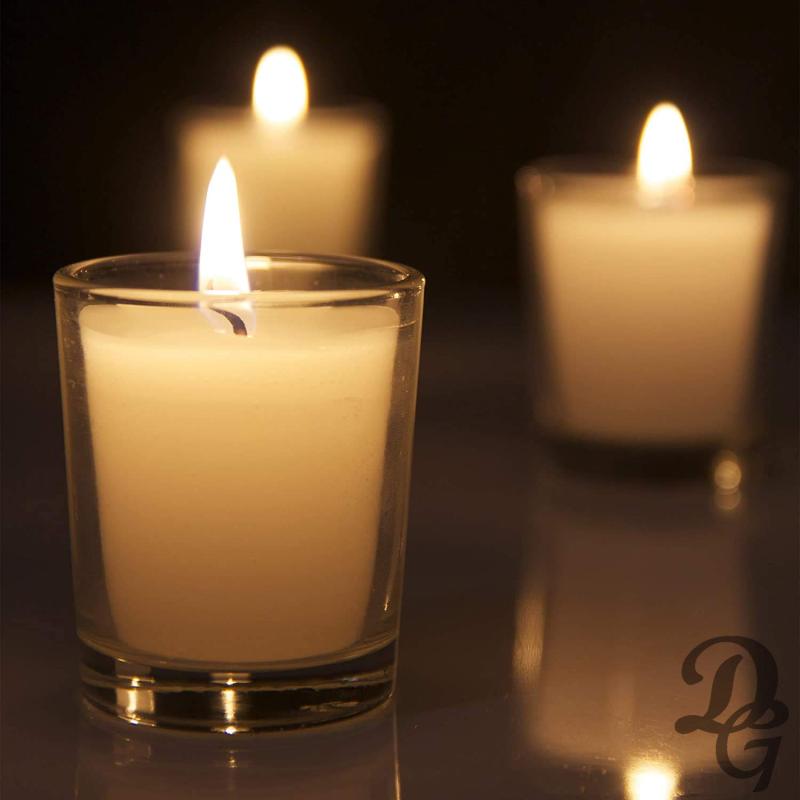 Votive Tea Light Holders Bulk Clear Glass Tealight Glass Votive Candle Holders for Home Decor