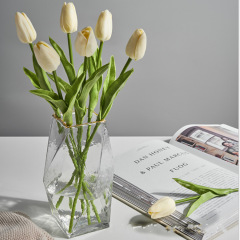 Nordic Glass Geometry Vase Luxury Creative Table Flower Glass Vase For Wedding