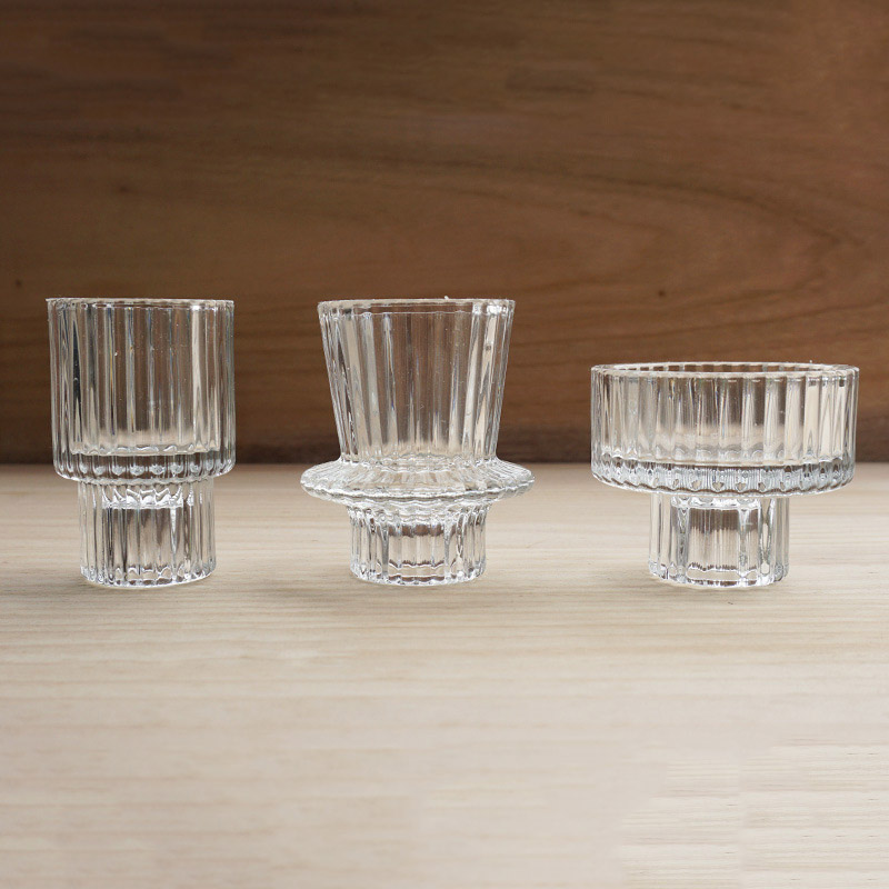 Glass Candle Holder