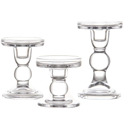 Glass Candle Holders Centerpieces for Wedding Table Tealight Candlesticks Wedding Decorations Home Decor
