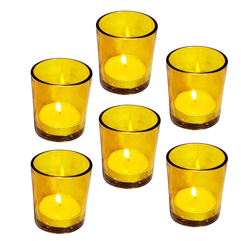 Votive Tealight Glass Candle Holders for Lighting Home Decoration, Wedding Party, Home, Room, Bedroom