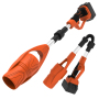 Electric Foldable Lightweight Portable Rechargeable Cordless Vacuum Cleaner  Air Leaf Blower For Home and Industry