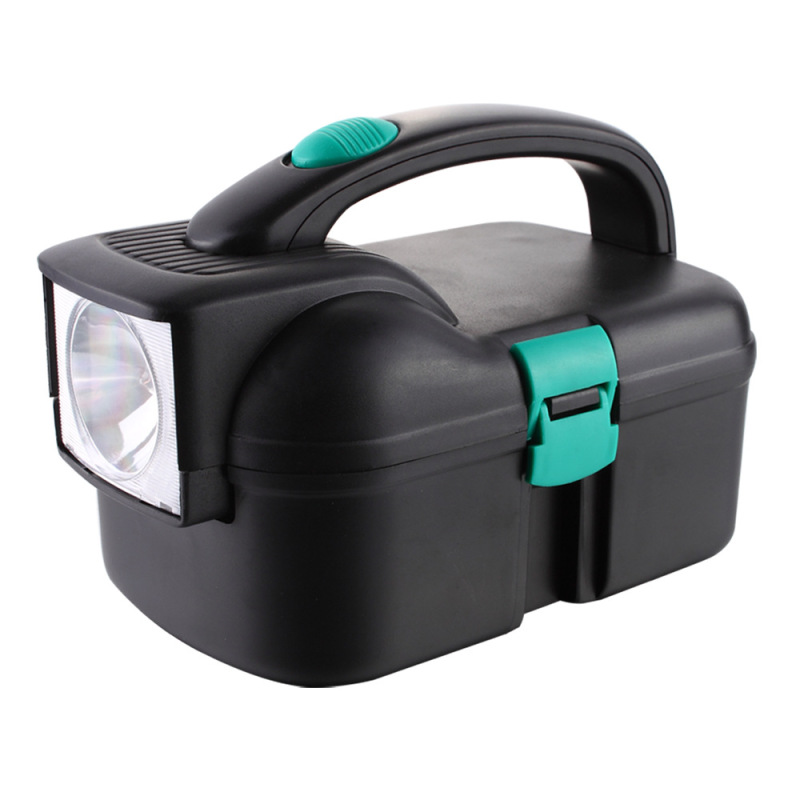 Mini Hardware Professional Hand Powered LED Flashlight Household Home Use Tool Box Repair Hand Tool Set Kit 29 Pcs OEM Carbon
