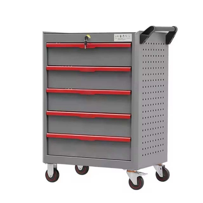 5-Drawers Garage Tool Storage Heavy Duty Workbench Garage Cabinet System Rolling Toolbox