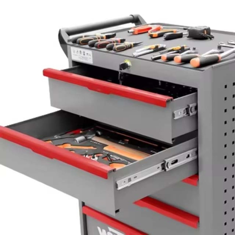 5-Drawers Garage Tool Storage Heavy Duty Workbench Garage Cabinet System Rolling Toolbox