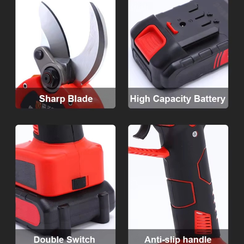 Ananke Tools Household Garden Cutter 35mm 45mm Battery Powered Trees Cordless Garden Tool Lithium Electric Pruning Shear