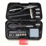 Personalized OEM Eco-Friendly Carbon Steel 19-Piece Hard Case Hand Tool Kit Measure Tape for Promotional Household Repair Gift