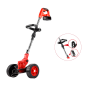 Ananke Tools Handheld cordless rechargeable lawn mower with wheels lithium foldable electric lawn mower