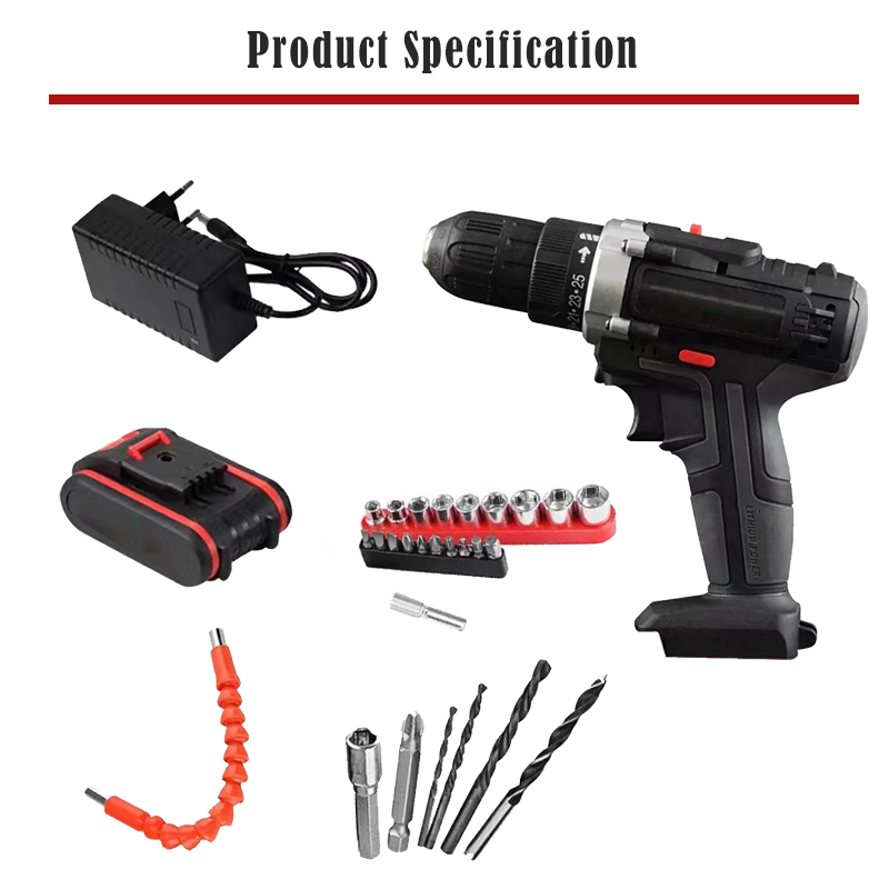 Ananke Tools Cordless lithium-ion drill household hand drill rechargeable power drill