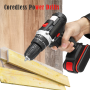 Ananke Tools Cordless lithium-ion drill household hand drill rechargeable power drill