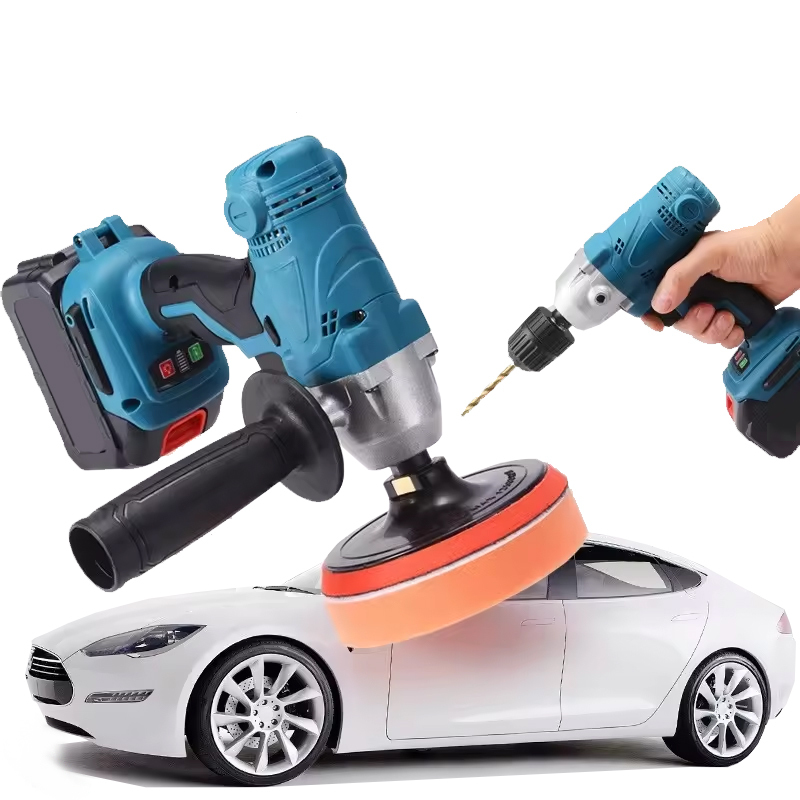 Ananke Tools 2 IN 1 Cordless Electric Polishing Machine Drill Driver Kit Car Polisher