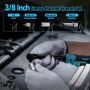 3/8" Extended Cordless Ratchet Wrench with 8 Metric Sleeves