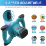 Ananke Tools Handheld Electric Mixer 6-Speed Adjustable Paint Electric Handheld Cement Mixer