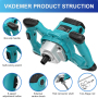 Ananke Tools Handheld Electric Mixer 6-Speed Adjustable Paint Electric Handheld Cement Mixer