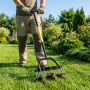 Wholesale Manual Spring Lawn Aerator Carbon Steel Garden Soil Loosening Rake Courtyard Grass Aeration Tool OEM