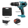 Ananke Tools Industrial lithium electric drill 13mm impact drill hand drill cordless drill