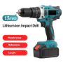 Ananke Tools Industrial lithium electric drill 13mm impact drill hand drill cordless drill