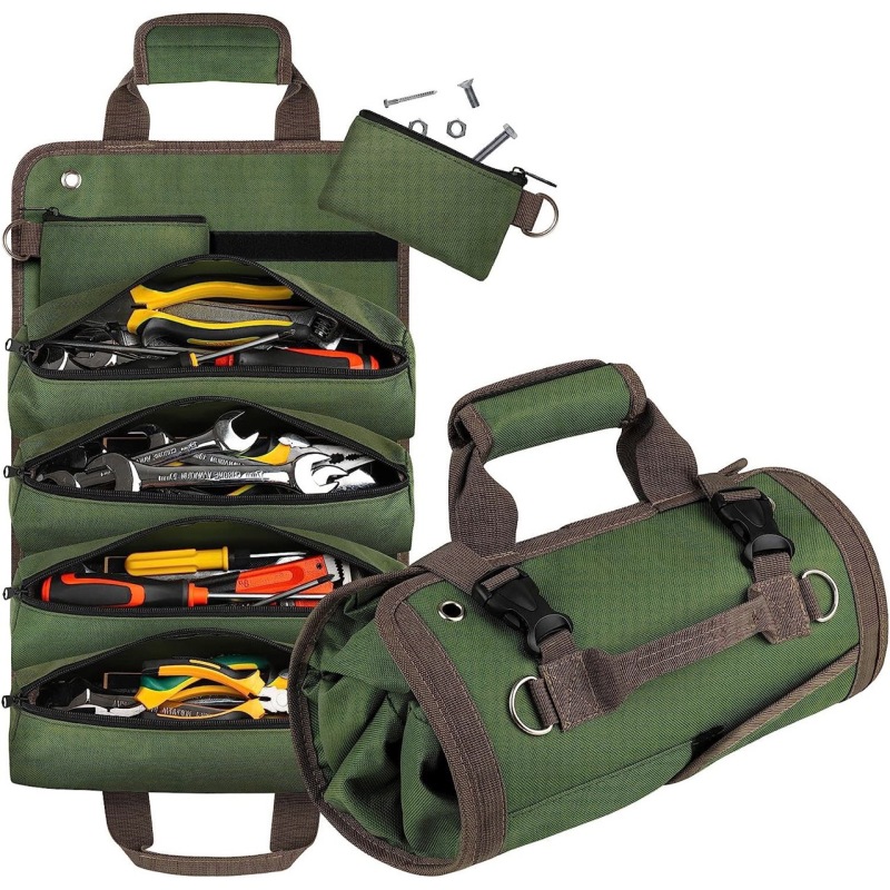 Ananke Tools Factory  Heavy Duty Large capacity Portable Tool kit household electrician bag tool roll bags